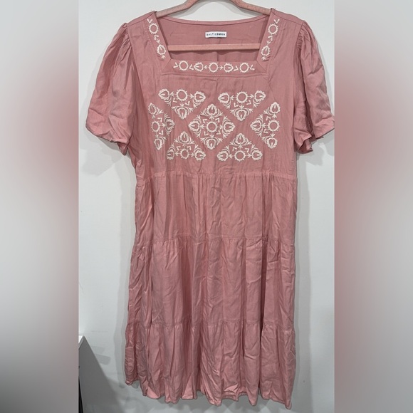 Baltic Born Cambridge Light Blush MIDI Dress - Picture 1 of 5